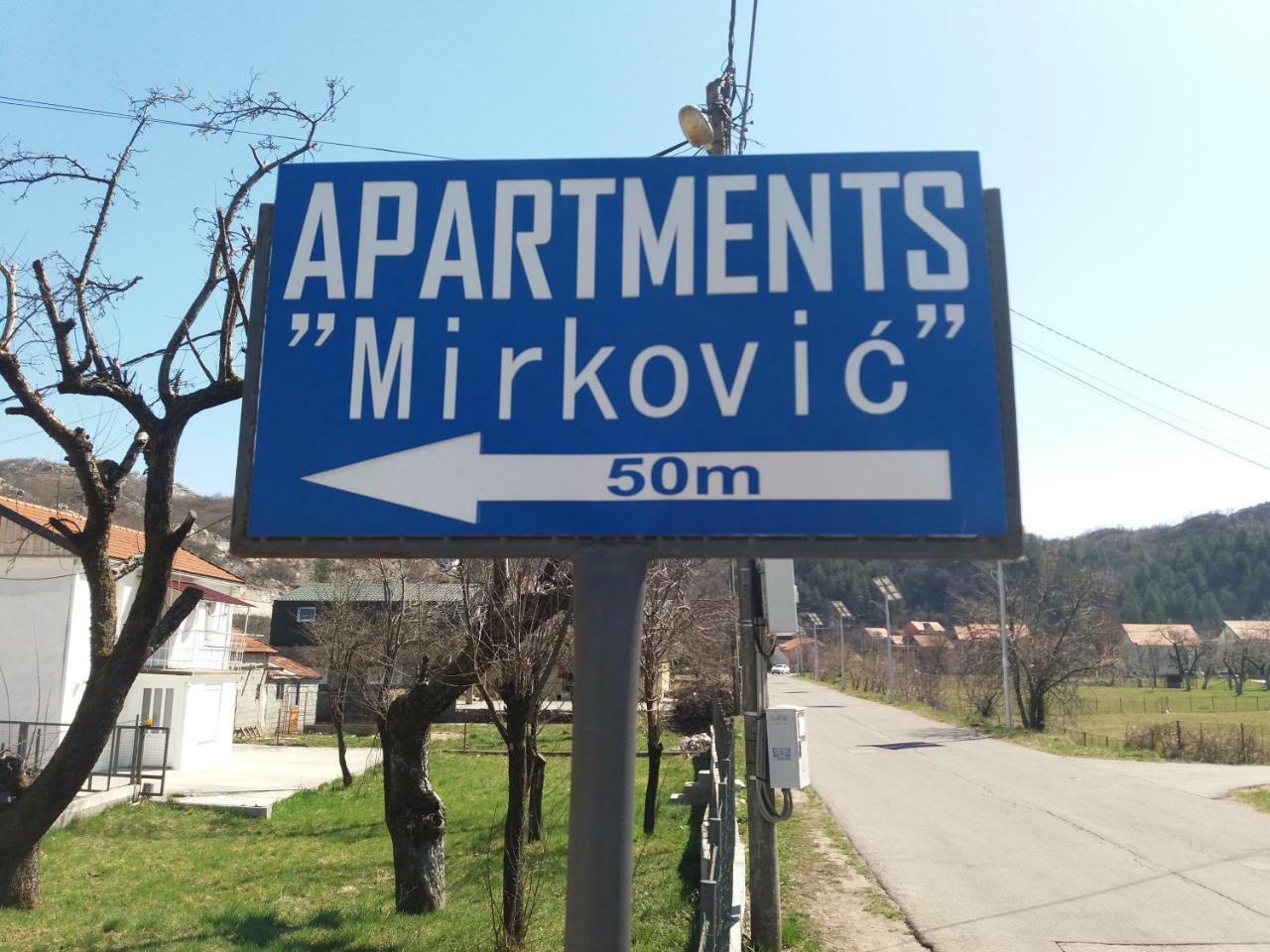 Apartments Mirkovic Τσέτινιε Εξωτερικό φωτογραφία